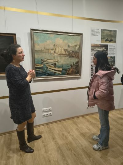 Посещение на изложбата „Хоризонти на паметта“ представена в Културен център „Морско казино“- гр. Бургас - ОУ Христо Ботев - Бургас, Победа